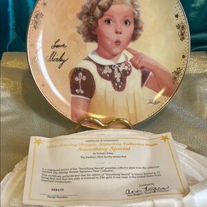 Shirley Temple Collector Plate